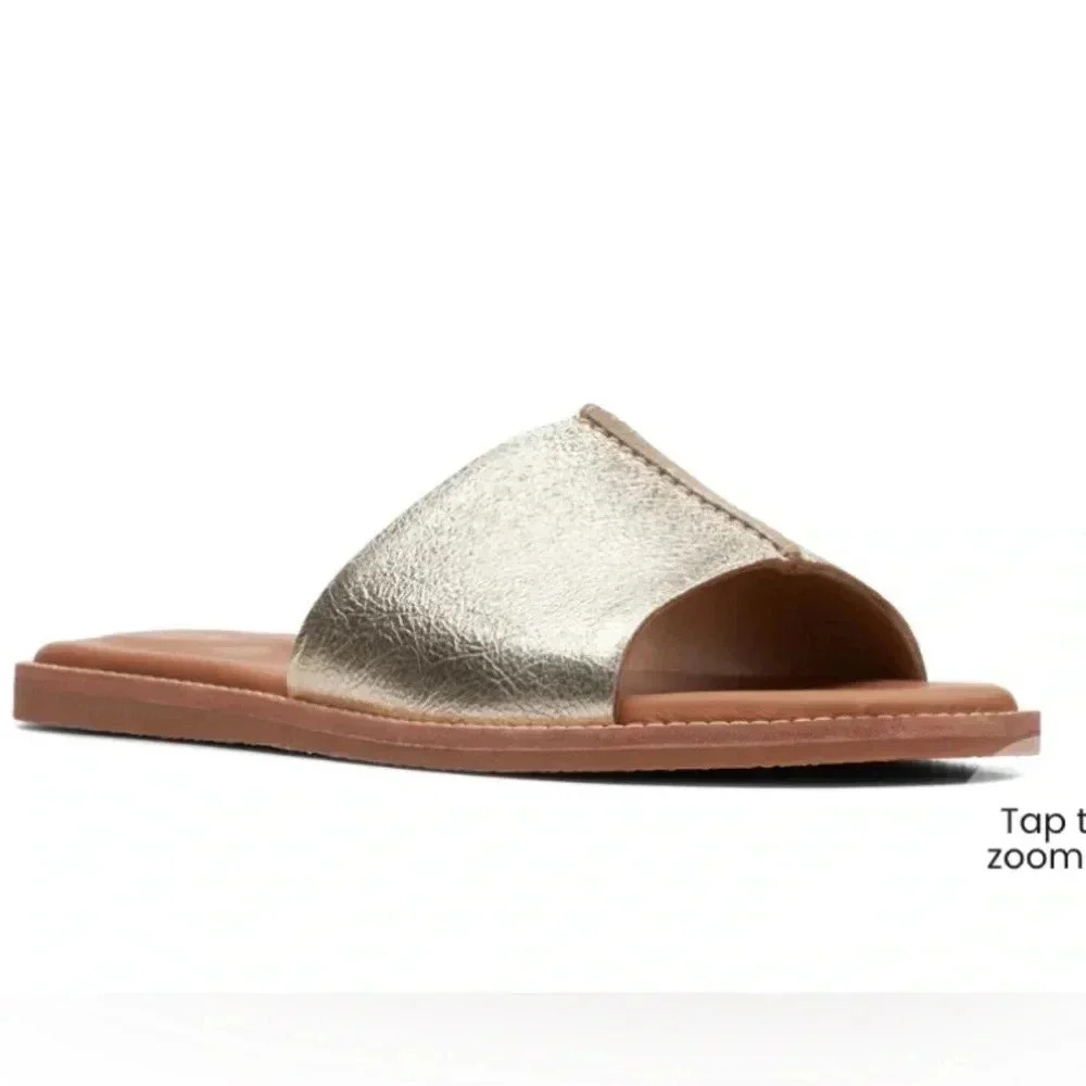 Clarks | Karesa Mules in Champagne